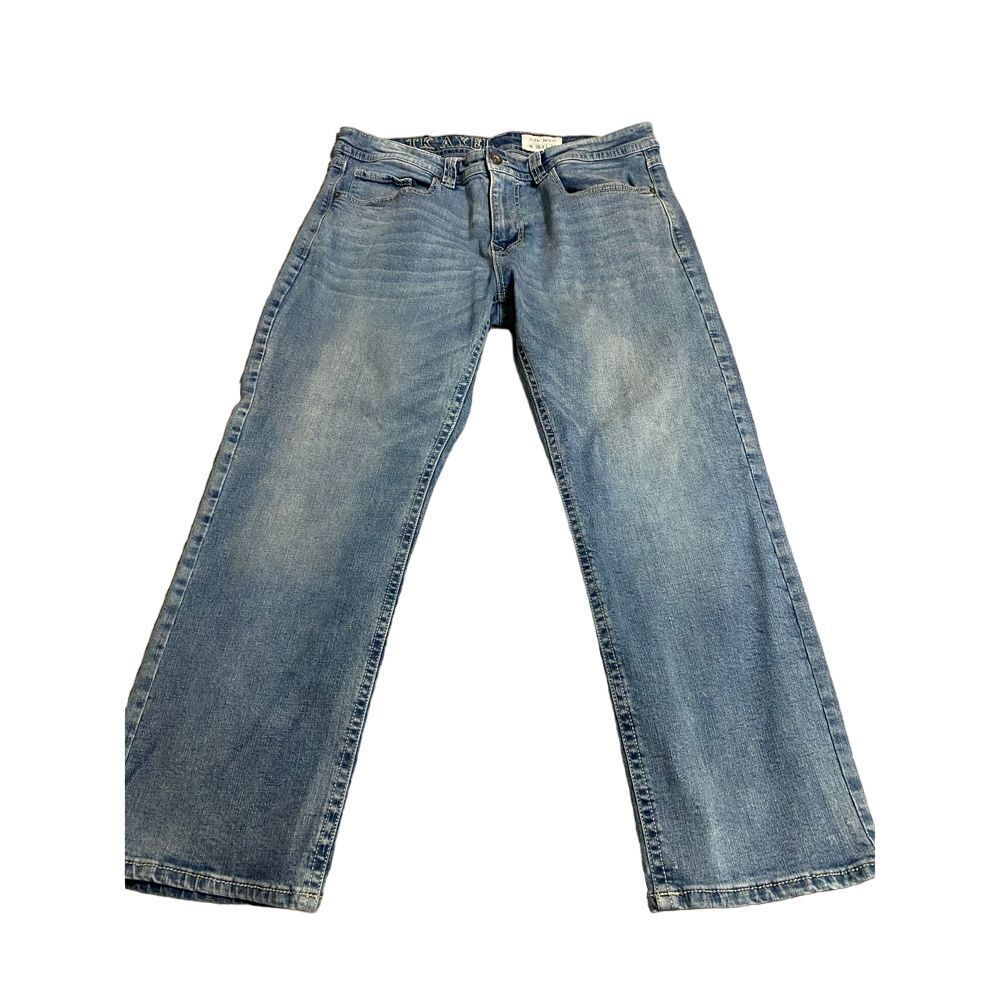 TK Axel Men's‎ Classic Light Wash Denim Jeans w/ Decorative Back Pockets W36 L30